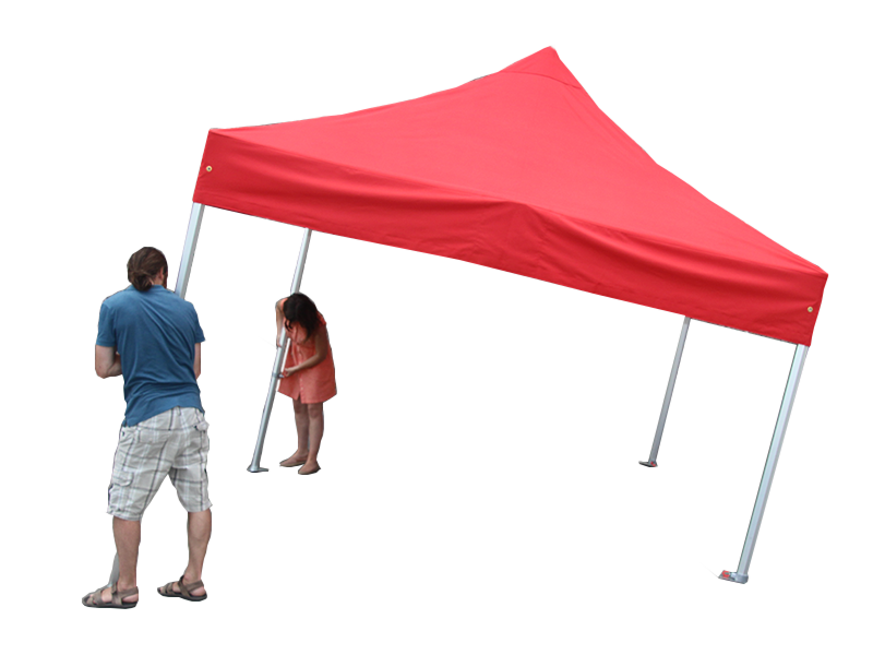 Staanders opvouwbare partytent uitschuiven