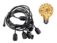 Extension-kabel met fairy light lampen