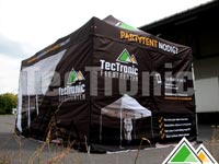 Bedrukte 3x4,5 easy-up partytent TecTronic