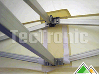 easy-up tent met handig accordeonframe