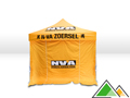 easy-up tent NVA Zoersel, geheel in eigen huisstijl