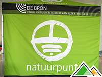 3x3 promotent met full colour bedrukt dak en blinde zijwand Natuurpunt