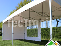 Stevige scharniertent 6x3 met aluminium frame 50 mm