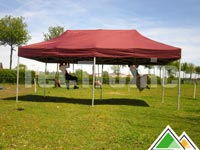 Stevige plooitent van 3x6 meter