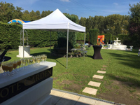 Professionele easy-up tent wit (Pajote Garden)