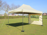 vouwtent 3x4,5 in de kleur ecru