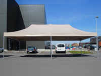 Een vouwtent van 4x8 meter is erg ruim